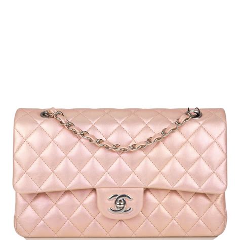 chanel iridescent python mini flap|chanel pink lambskin flap bag.